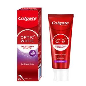 콜게이트 치약 옵틱 화이트 다즐링 민트 화이트닝 치약 100g x 4개