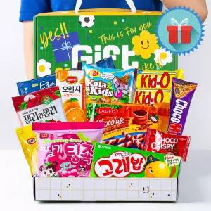기프트 알찬1호 아담 사이즈 종합과자선물세트 단체 행사 선물용 시상품 간식꾸러미 손잡이 박스