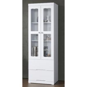 북유럽 심플 유리 그릇 찬장(60cm) 장식장 엔틱 접시 보조 키친 사이드