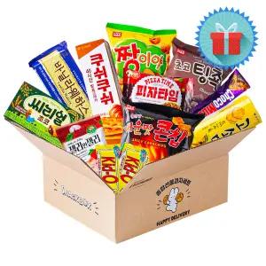 해피 종합과자 선물박스 1호 과자선물세트 간식꾸러미 사무실 회사 학교 학원 단체 행사