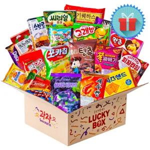 럭키 종합과자 선물박스 1호 과자선물세트 간식꾸러미 사무실 회사 학교 학원 단체 행사