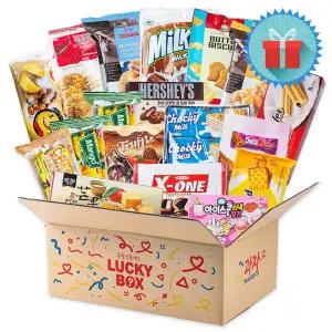 럭키박스 사무실 간식세트 (수입세계과자) 1호 종합 꾸러미 단체 선물 어린이날 학교 학원