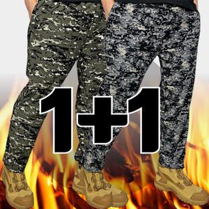 원 플러스 원 겨울 기모 얼룩이 작업복 바지 DY 등산바지 빅사이즈 스판 등산복 남성 남자 빅사이즈 노가다 용접 민방위