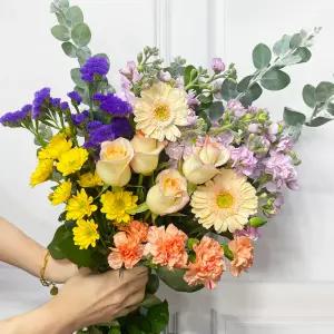 (플라워마켓) 향기나는 시그니처 생화 세트 양재꽃시장 생화 도매 배달 꽃정기구독