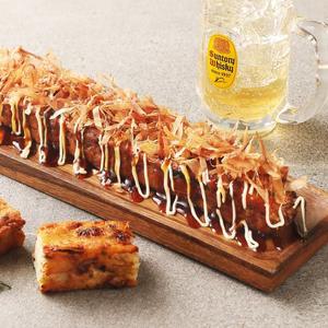 [푸딩팩토리] 30cm 블럭 오코노미야끼 1050g (350gx3ea) 오꼬노미야끼 해물 냉동 이자카야