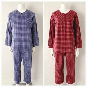 [갤러리아] *[커플]비너스선염 면 기모 체크실내복세트(VEV/VEP3836M/W//SET)