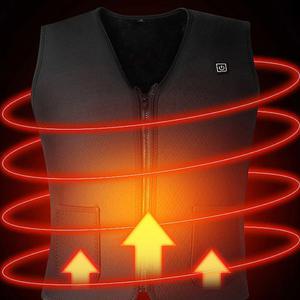겨울 방한 USB 발열 조끼 보온 스포츠 등산 남여 공용 남성 여성