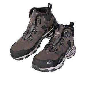 K2 세이프티 K2-86 방한안전화 논슬립 방한화 겨울안전화 다이얼 브라운 ks인증 (240mm~290mm)