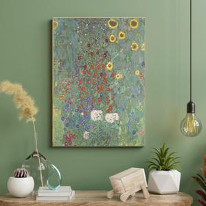 심플 프레임 인테리어 그림액자 명화 클림트 해바라기 D-1