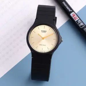 MQ-24-9E 저소음 아날로그 수험생 수능 남녀공용 우레탄 시계 c