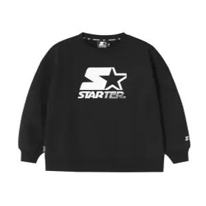 [스타터 블랙라벨 키즈]에센셜 스웨트 셔츠 (블랙) ST251IMM07_BLK