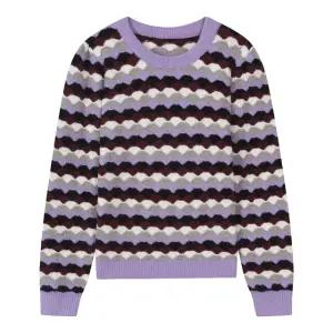 [베스띠벨리] 베스띠벨리 물결패턴 컬러배색 풀오버BJUCX29070