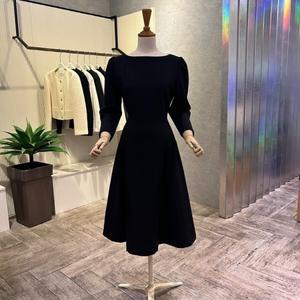 [대구백화점] [ab.f.z]퍼프 볼륨 소매 A라인 미디 원피스(AOZ1HO01C)