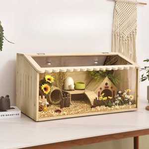 파충류 자동온도조절 사육장 평지 육지거북이 렉사 은신처 소라게 거미