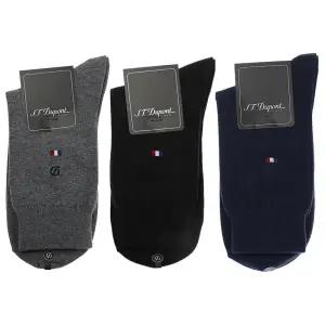 [롯데백화점]에스티듀퐁 삼색 포인트 정장 양말 3종 (SE5SMA171301SBK)