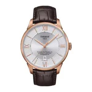 티쏘 티쏘 남성 가죽 시계 슈망데뚜렐 T099.408.36.038.00