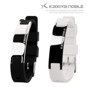 [카시야노블] 게르마늄 음이온 건강팔찌 이노센트 실버