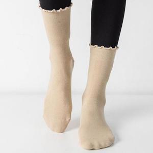 [MELK0705_53DZ]요가 양말 미끄럼방지 셔링 긴양말 2개