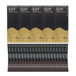 씨드비 물염색 시즌2 프리미엄 새치 커버 염색약 미디엄 브라운 20회분