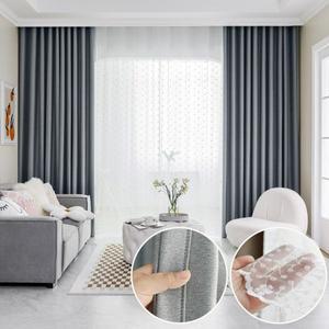 [지나송]자르덴 아일렛 암막커튼(340x230)+코디커튼(봉+설치부속)