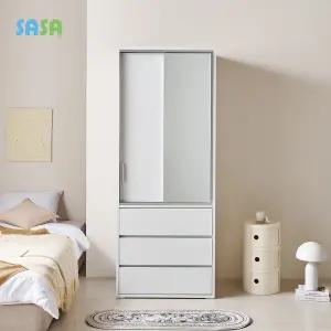 마미 23T 빅 800 슬라이딩 서랍형 거울 옷장