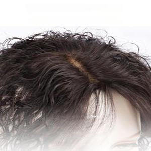 여자 인모 정수리 탈모탑커버 커버 파마 볼륨 중년여성 가르마 수제 붙임머리 웨이브