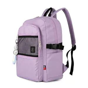 여성 데일리 인기 가방 학교 10대 학원 퍼플 책가방-W9CB624