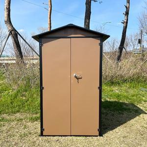 [레드와이] 조립식창고 스틸창고4x3 조립이 쉬운 프리미엄 야외미니창고 이동식 간이 전원주택