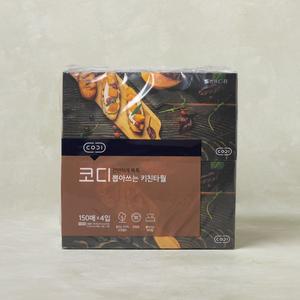 코디 뽑아쓰는 키친타월 150*4