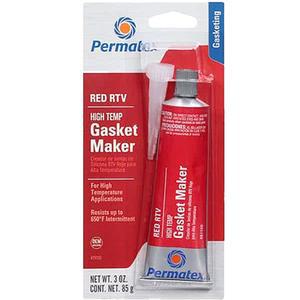 PERMATEX 퍼마텍스 Hi-Temp Red RTV Silicone 81160 적색 고온 내열 실리콘가스켓 접착 튜브 차량 본드