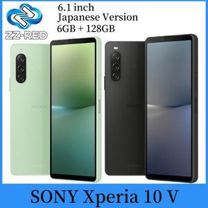 기존 Sony Xperia 10 V 5G 일본어 버전 휴대 전화 6GB 128GB ROM 6.1 