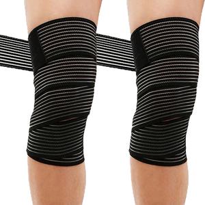 앙멧 다용도 압박 밴드 보호대 스트랩 블랙, 2개, 40cm