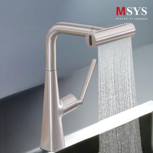 한샘 와이드 고급형 주방 싱크대 수전 MSYS JF-360L 폭포수전 셀프교체 4way