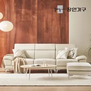 [스툴증정] 장인가구 모노바 비건 실리콘 가죽 소파 3인/4인