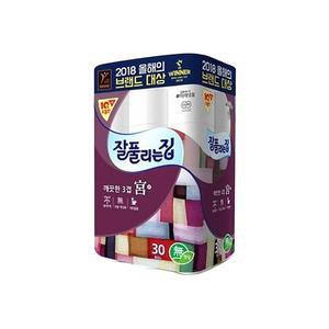잘풀리는집 3겹화장지 궁 30m 30롤 x 1팩