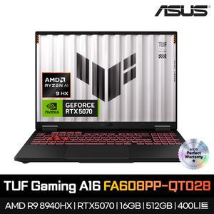 ASUS TUF GAMING A16 FA608PP-QT028 AMD R9-8940HX 16GB 512GB MUX스위치 400니트 2.5K