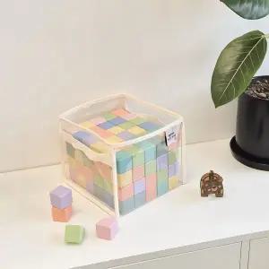 벨베이비 사각 TPU 투명 장난감 정리함 보관 수납함 (사이즈택)