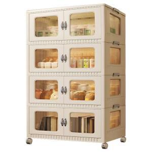 투명접이식다용 납장 이동식 접이식 와이드 접이식수납장 이불수납장 정리함 투명접이식다용도