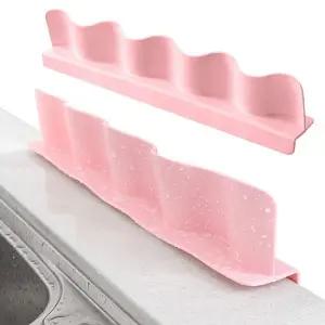 실리콘 싱크대 물막이 핑크 설거지 물튐방지 가림막 씽크대가림막 싱크대가림막 설거지물막이