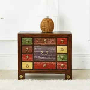 칼라약장 이조공예 전통 원목 고가구 협탁 한옥가구