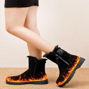 여성방한화 여자발열신발 충전식 보온 여성 부츠 전기