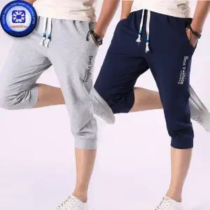 남성 봄여름 BEST 패션 리암 7부 허리고무밴드 스트링 조거 스판 팬츠 반바지 활동 편한 바지 3칼라/2