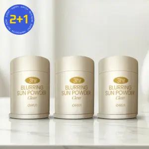 오휘 3HR 블러링 밀착 선 파우더 01호 클리어 20g 3개
