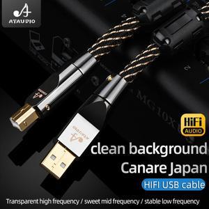 ATAUDIO HIFI USB OTG 케이블 유형 A - B 4N OFC C 오디오