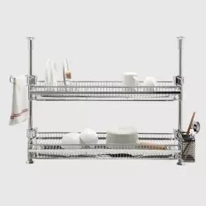 프리미엄 304스텐 기둥식 식기건조대2단 800