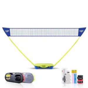 배드민턴 이동식 라켓 지지대 네트 휴대용 간이 모임 간편설치 그물
