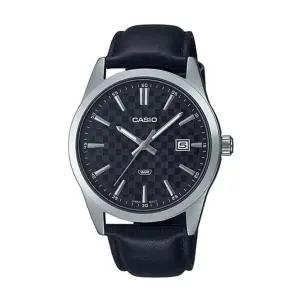 남성 가죽 손목 시계 MTP-VD03L-1A