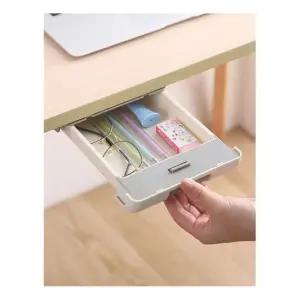 서랍 부착식 책상 히든 슬라이딕 정리 수납함 소형 미니서랍 보조서랍 책상정리 싱크대선반