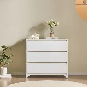 우아미가구 메가룸 E0 광폭 LPM 3단 서랍장 폭 480