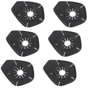 6 PCS 자동차 앞유리 와이퍼 구멍 보호 커버 실리콘 앞유리 와이퍼 암 구멍 보호 먼지 커버 전면 와이퍼 보호 가드 보호 패드 대부분의 자동차, SUV, 트럭의 막힘을 방지합니다